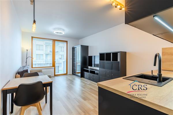 Novostavba 1+kk/B + Garážové stání, 32,4 m2, OV, Cihla, Praha 9