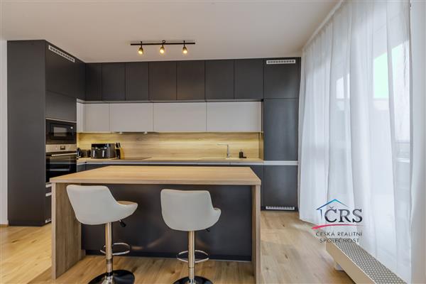 Prodej novostavby bytu 3+kk/2xT, garážové stání, cihla, OV, Praha 9 -  Čakovice